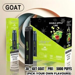 30 × IGET GOAT（PRO）5000 PUFFS ( PICK YOUR OWN FLAVORS )