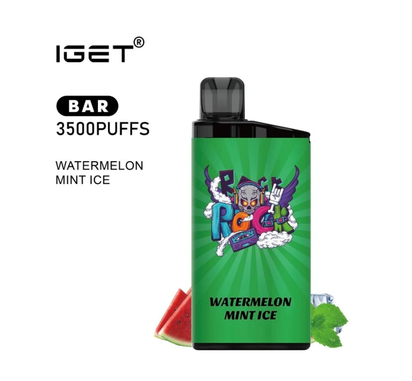 IGET BAR WATERMELON MINT ICE 3500 PUFFS