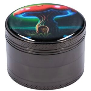 63mm Chrome w/ Mushroom House Grinder