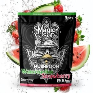 Mushroom Watermelon Strawberry Gummies 1500mg